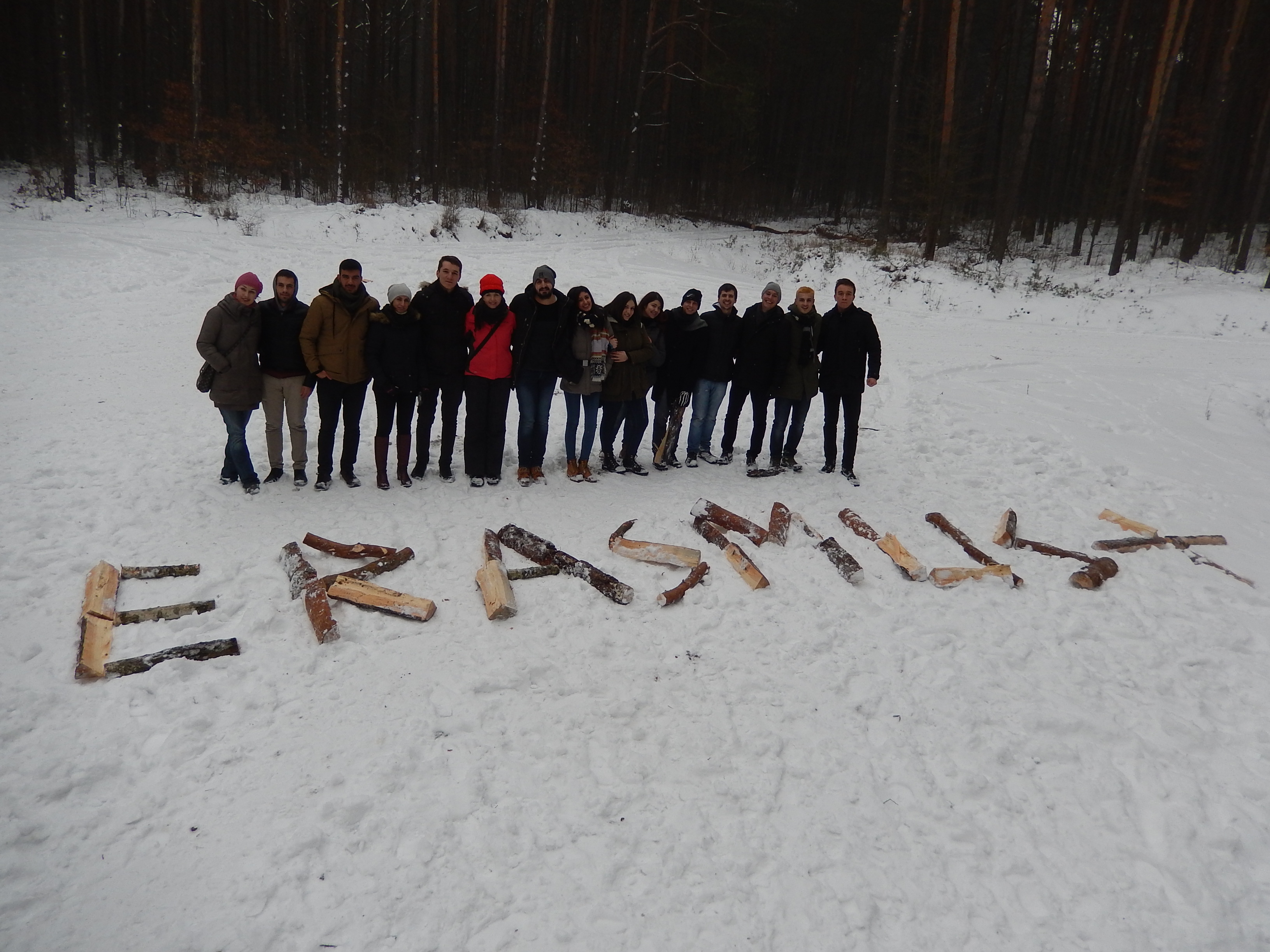 Sleigh ride for Erasmus+ students Sleigh ride for Erasmus+ students