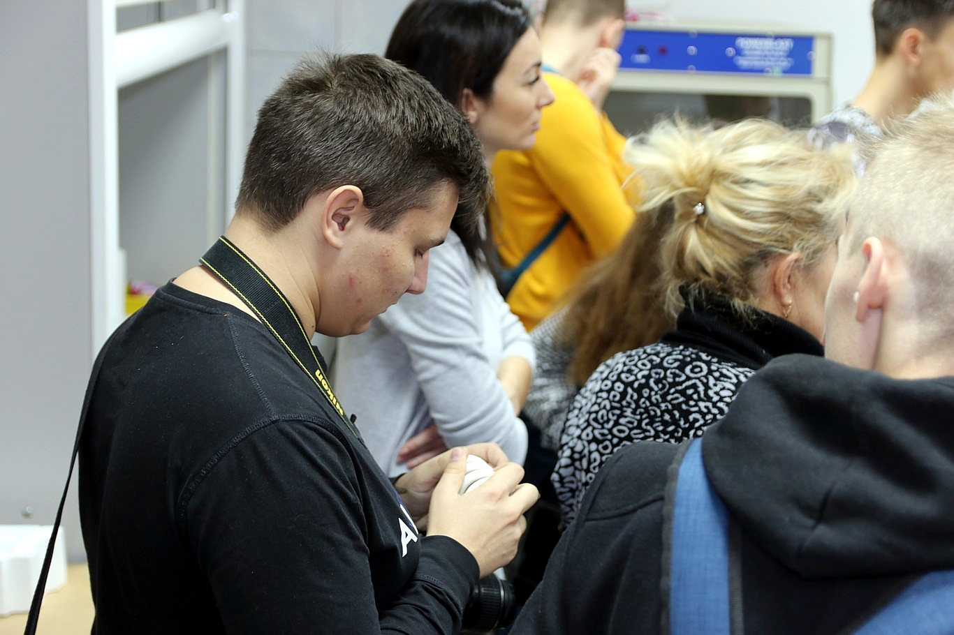 Młodzież z Ukrainy w laboratoriach Politechniki Świętokrzyskiej