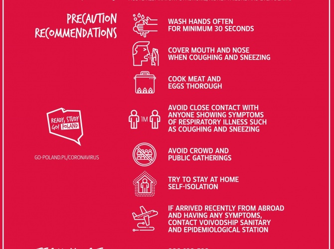 Coronavirus: temporary information and recommendations