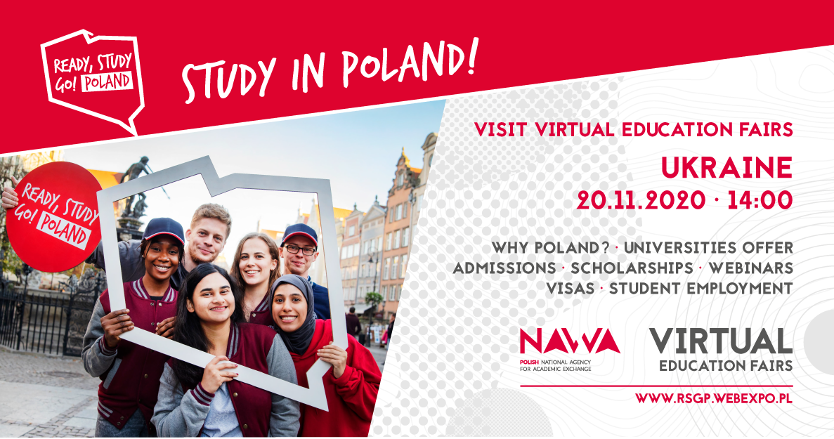 FREE Virtual education fairs STUDY IN POLAND Ukraine EDITION