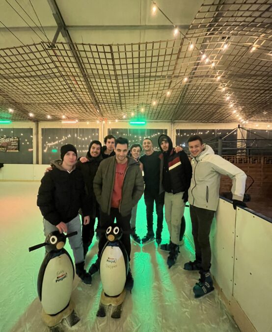 Ice skating