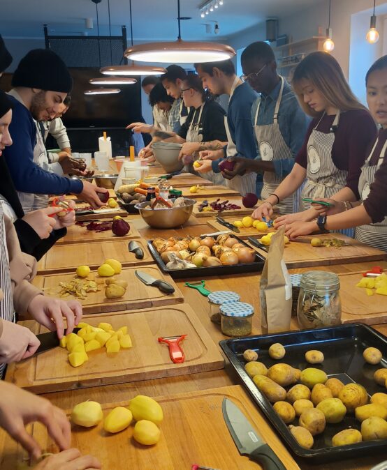 Pierogi workshop with International Students