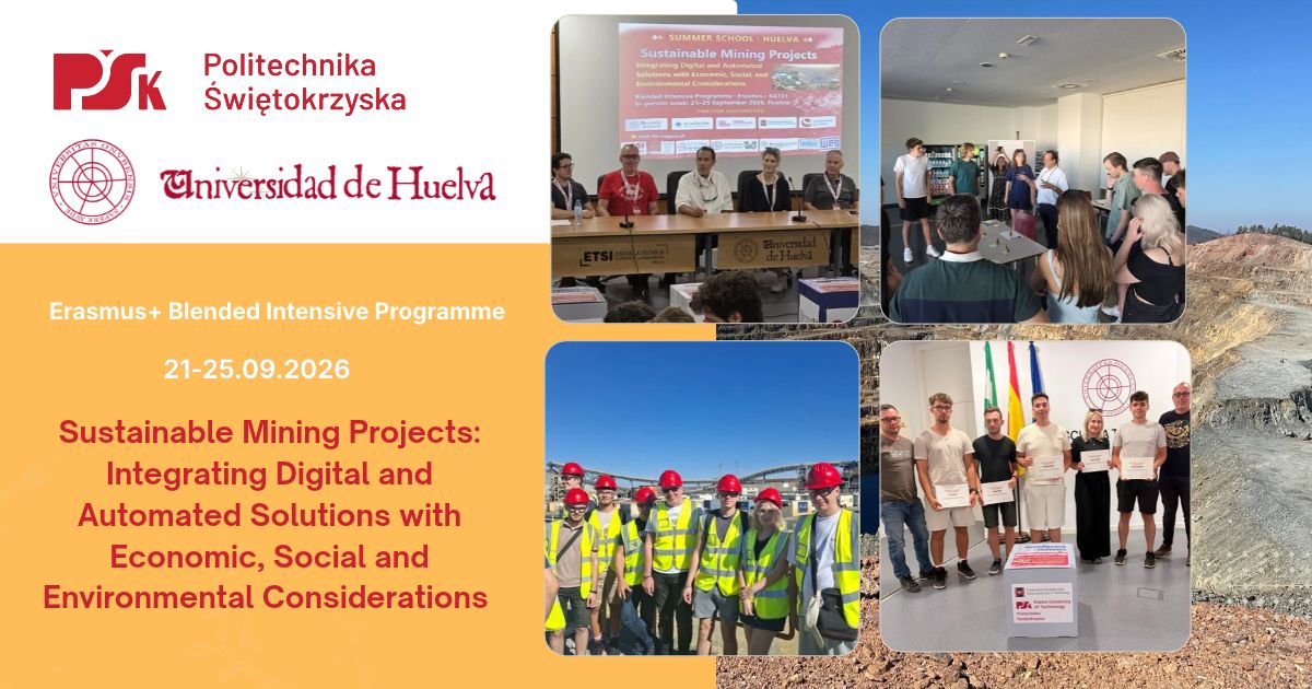 Erasmus+ Blended Intensive Programme student exchange at the University of Huelva